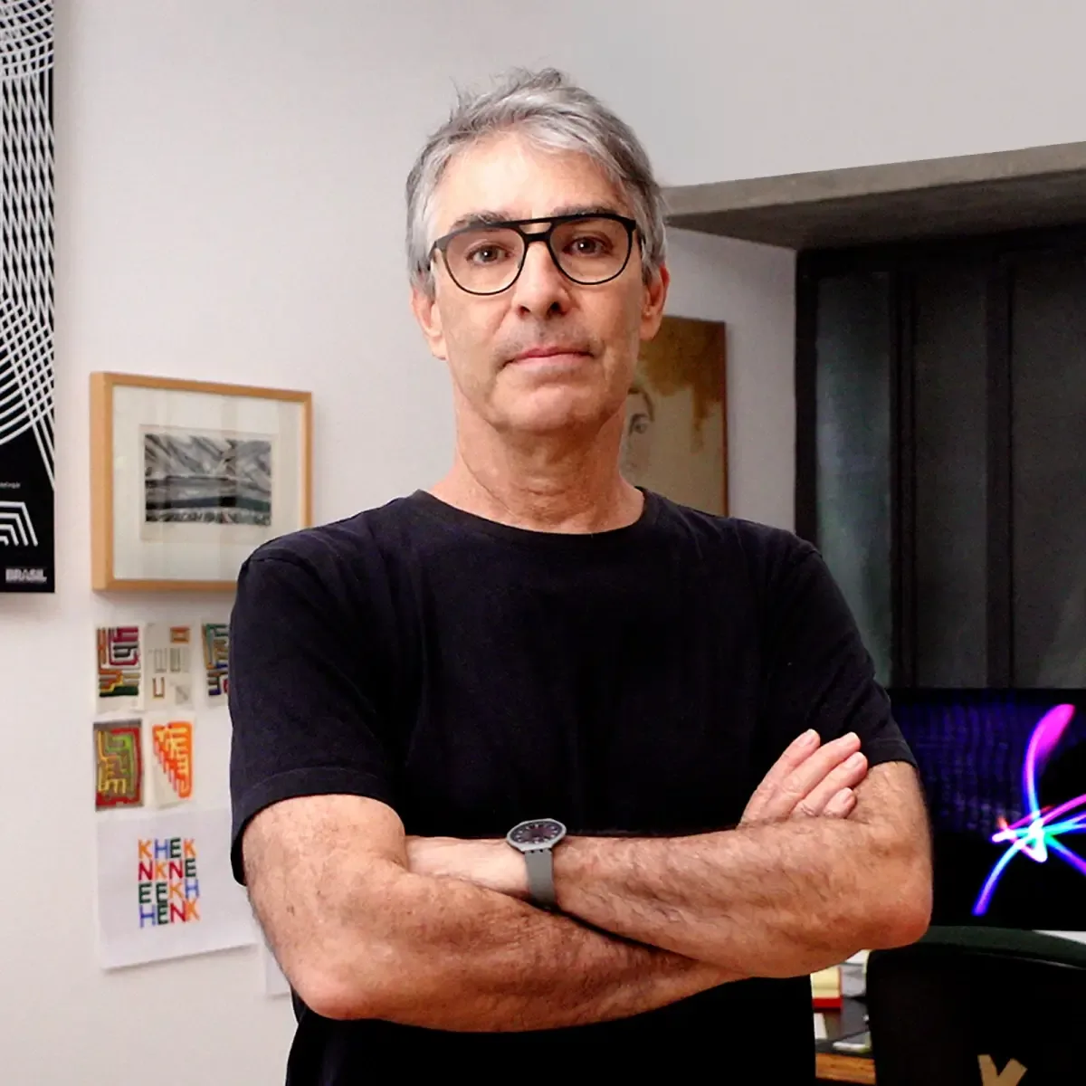 Retrato de Kiko Farkas, designer da Marca Brasil